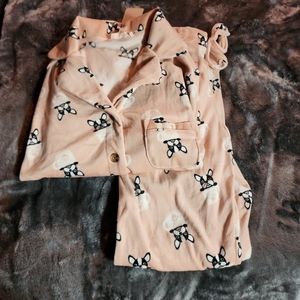 French Bulldog Frenchie Boston Terrier Pajama Set